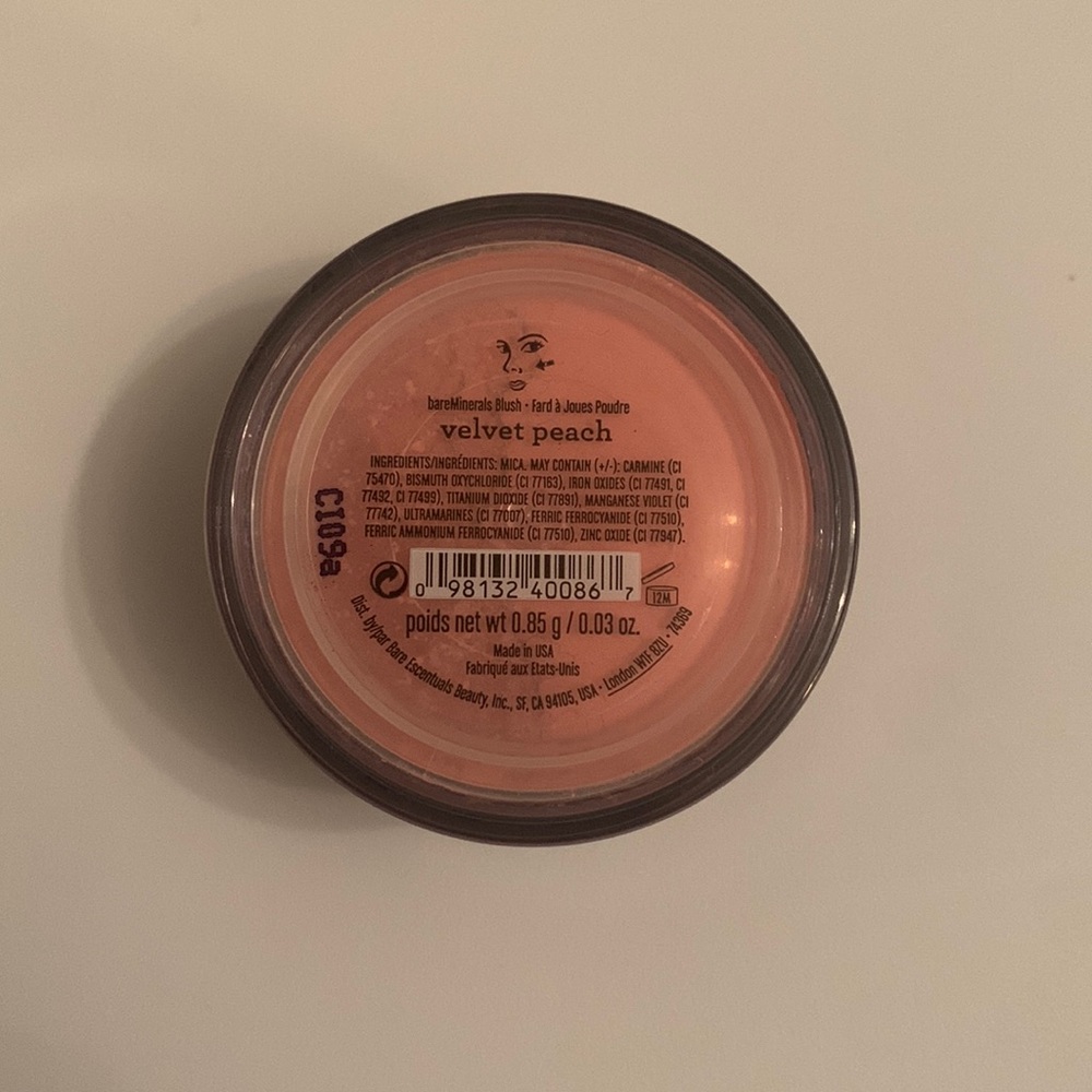 BareMinerals Velvet Peach Blush